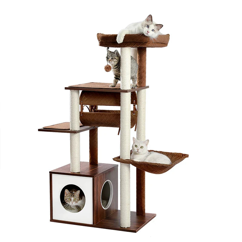 Arbre a chat design en bois CozyCondos Modèle