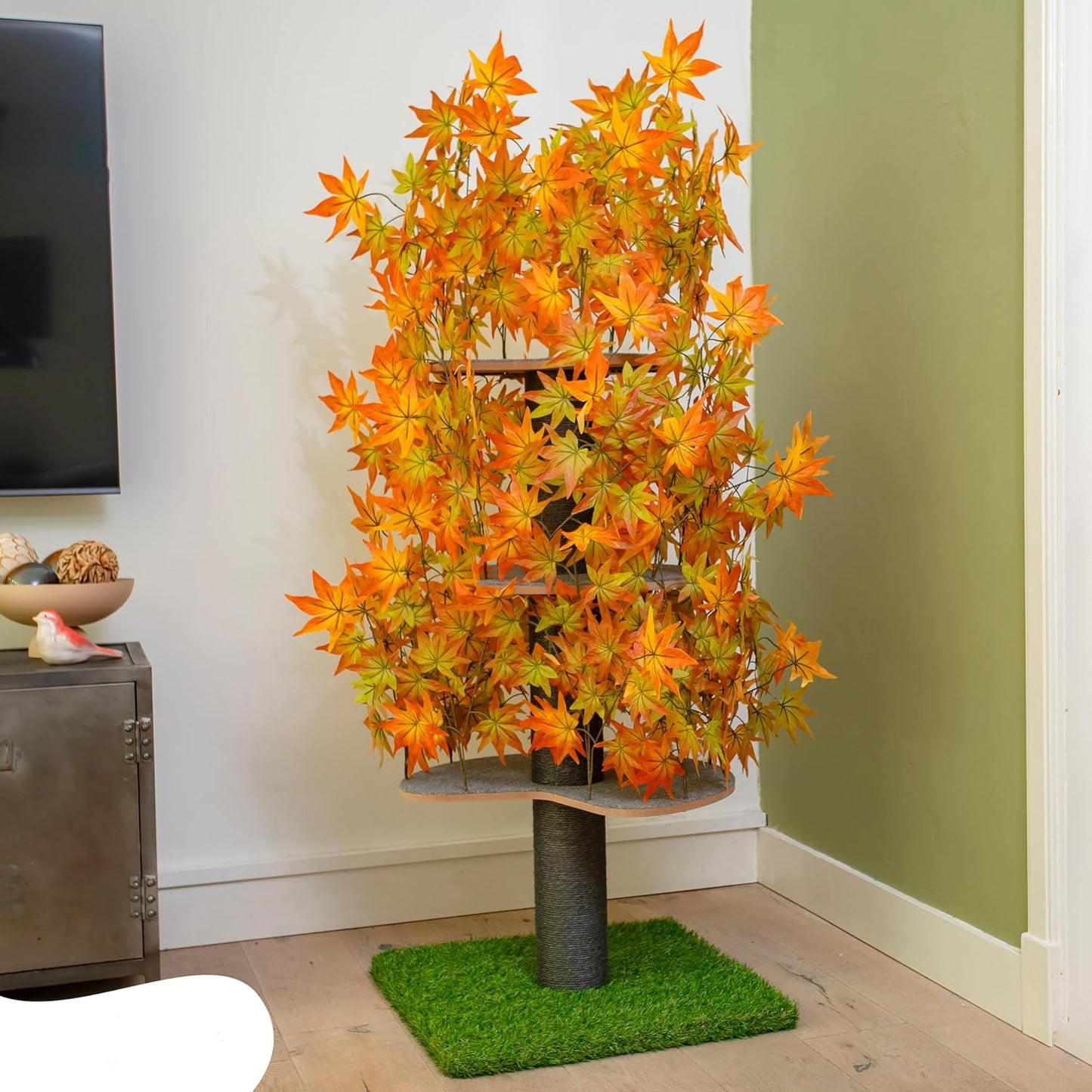 Arbre à Chat - Chat'Canopée Design Naturel Feuilles