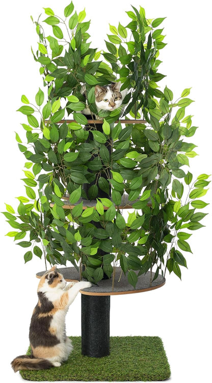 Arbre à Chat - Chat'Canopée Design Naturel Feuilles