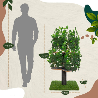 Arbre à Chat - Chat'Canopée Design Naturel Feuilles