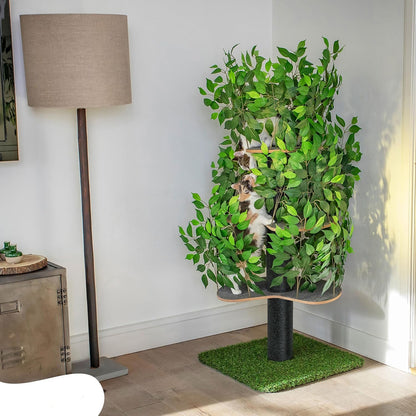 Arbre à Chat - Chat'Canopée Design Naturel Feuilles