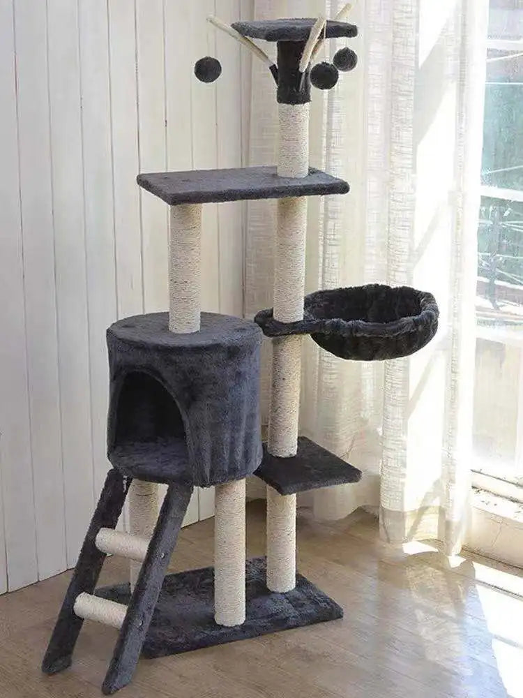 Arbre à chat beige / Gris - PurrPalace
