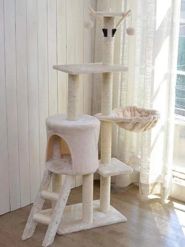 Arbre à chat beige / Gris - PurrPalace