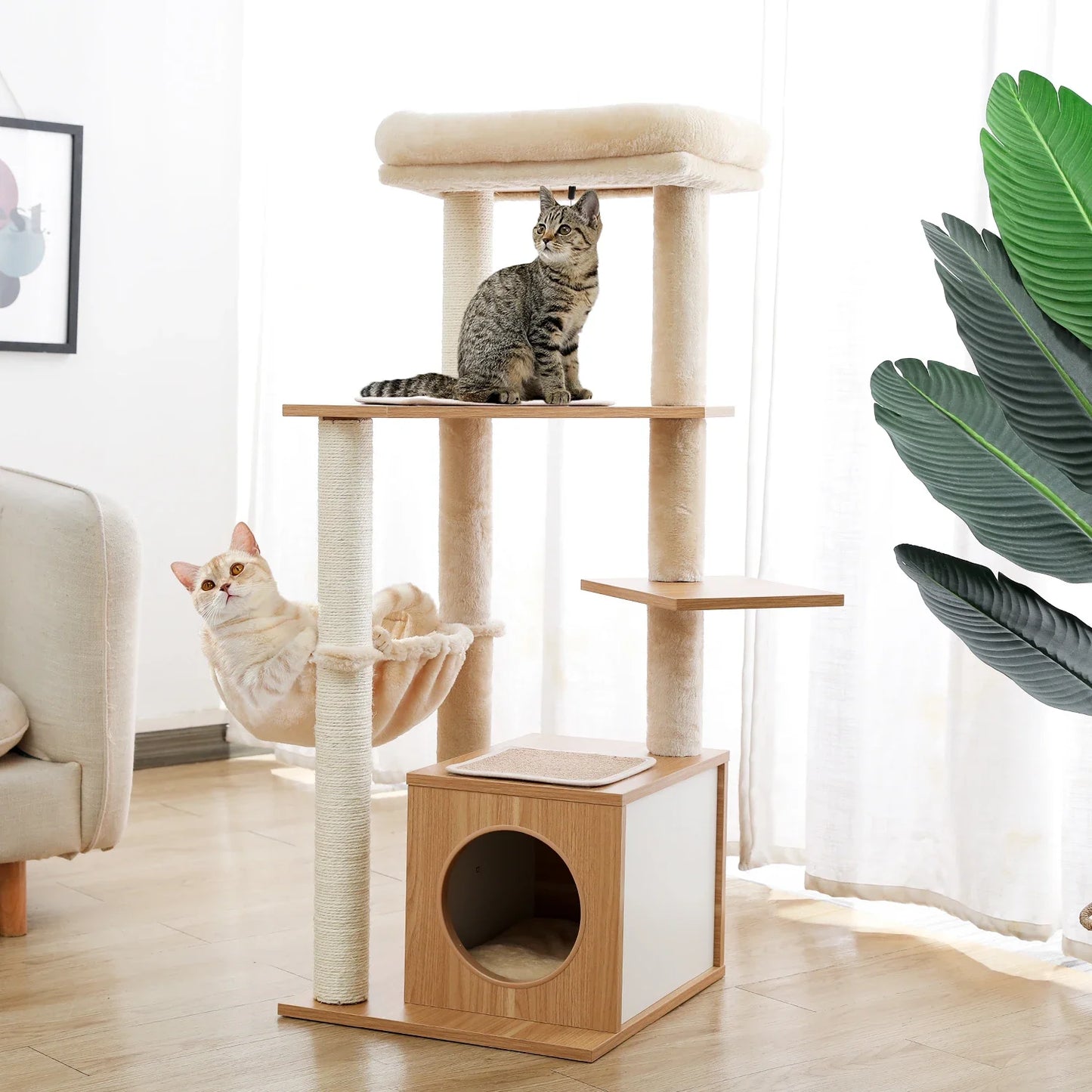 Arbre à chat Design FélinLuxe - Place Litière