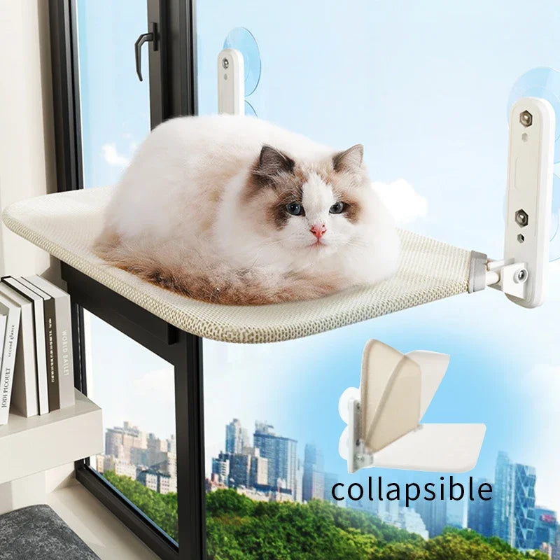 Hamac de Fenêtre Pliable pour Chat - CielDouillet