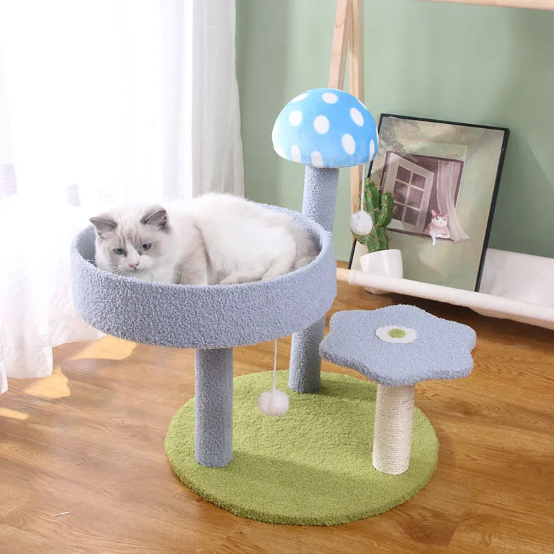 Arbre à chat coloré - Miaouland Jardin
