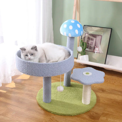 Arbre à chat coloré - Miaouland Jardin