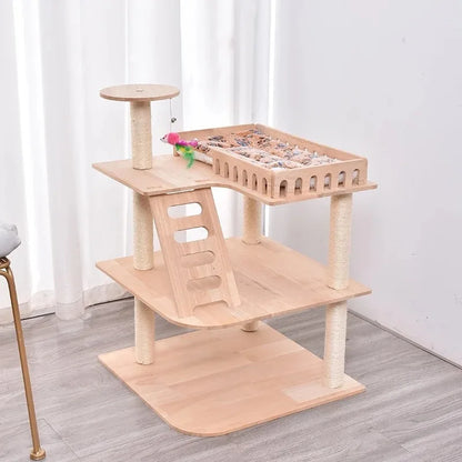 Arbre a Chat bois WoodlandPaws Pro