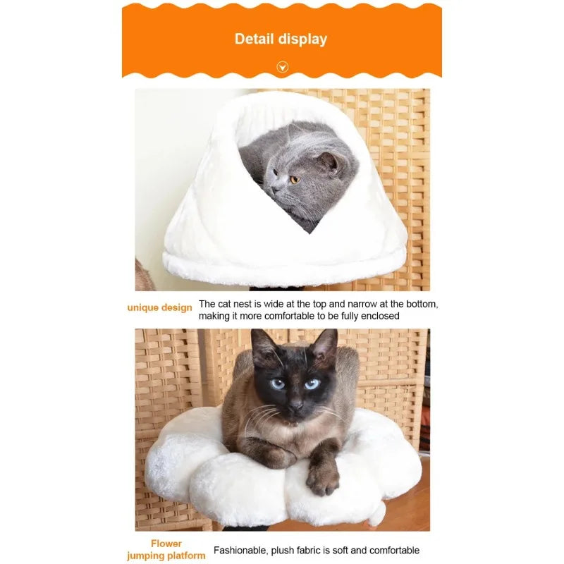 Arbre à chat Design Fleur - Fleur de chat Édition