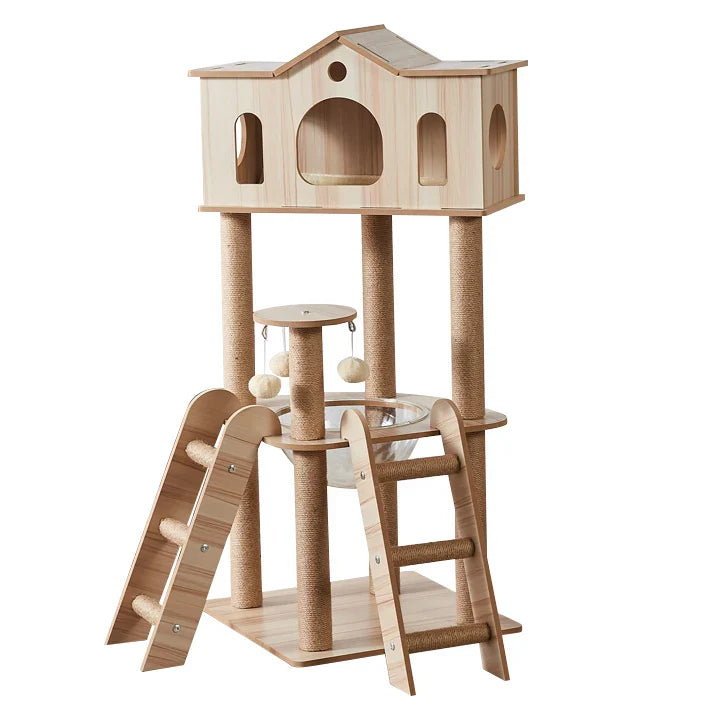 Arbre à Chat CabaneCat – Cabane en Bois