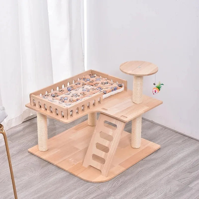 Arbre a Chat bois WoodlandPaws Pro