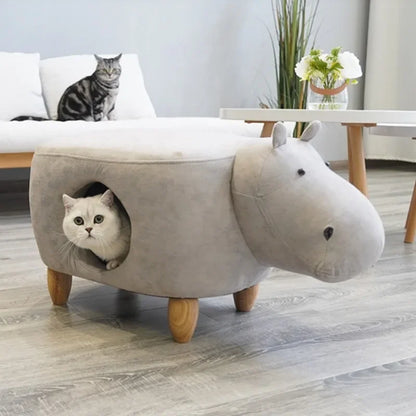 Arbre a chat HippoHaven - Design pouf cerf