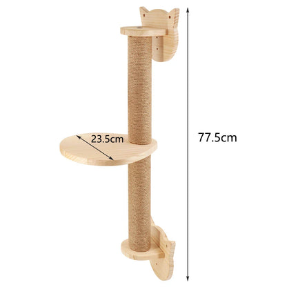 Arbre a chat mural - tube transparent - MerveillesMurales
