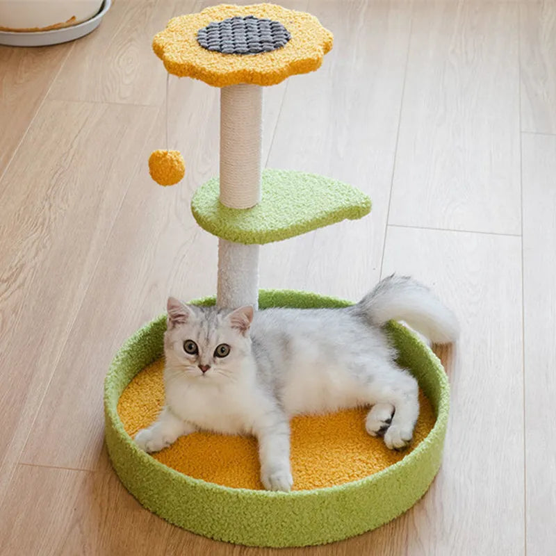 Arbre à chat coloré - Miaouland Jardin