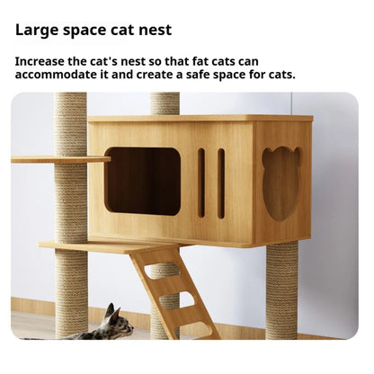 Nature'Cat Arbre à chat bois massif