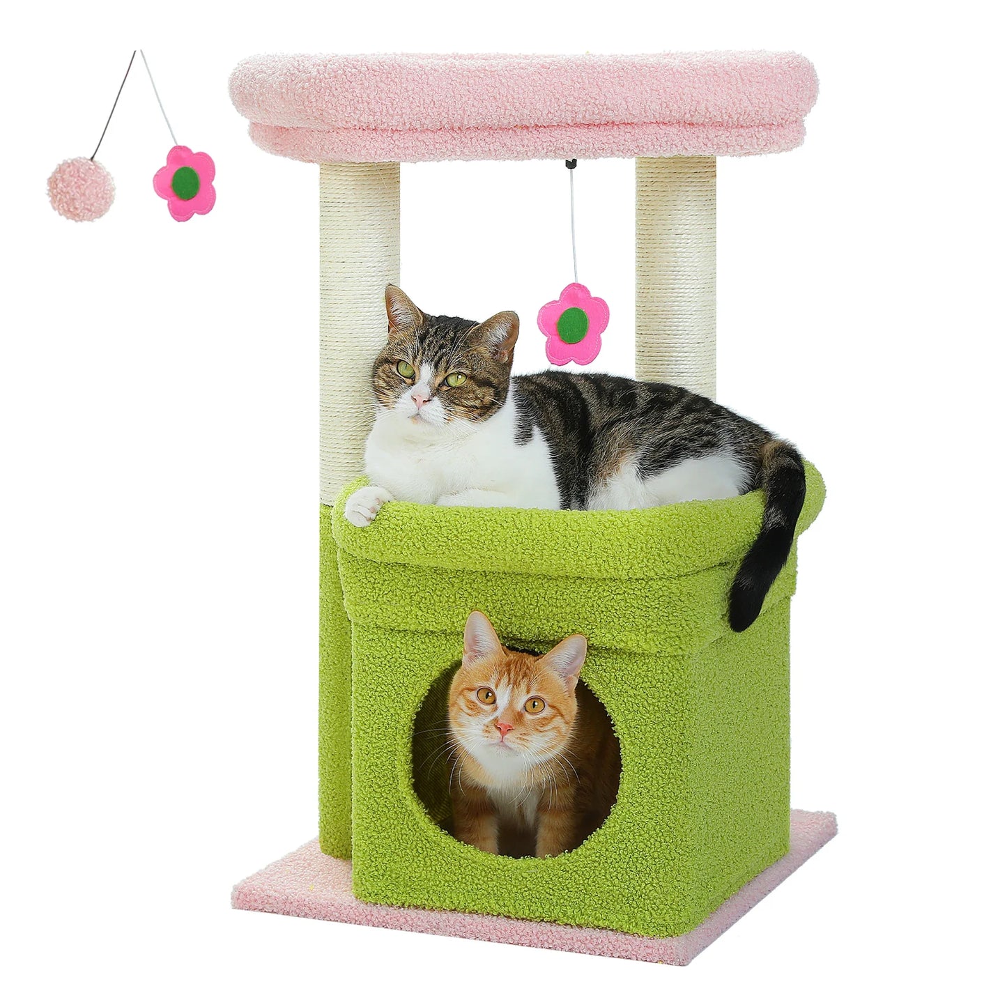 CosyNiche Arbre à chat compact avec condo et perchoir