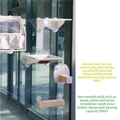 Arbre a chat Mural VueMiaou – Fenêtre