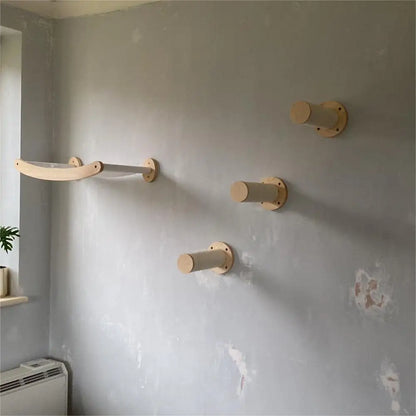 BrandKit: Kits pour arbre à chat Mural Bois – Perchoir Hamac