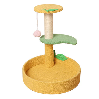 Arbre à chat Jaune - Modèle Teddy