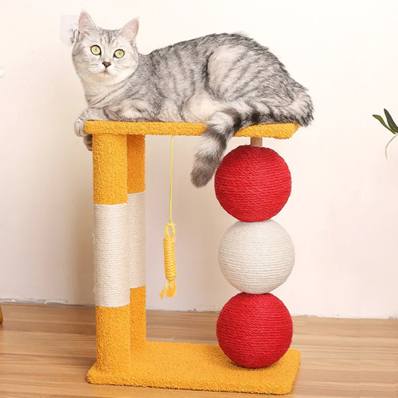 Arbre à chat coloré - Miaouland Jardin