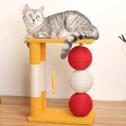 Arbre à chat coloré - Miaouland Jardin