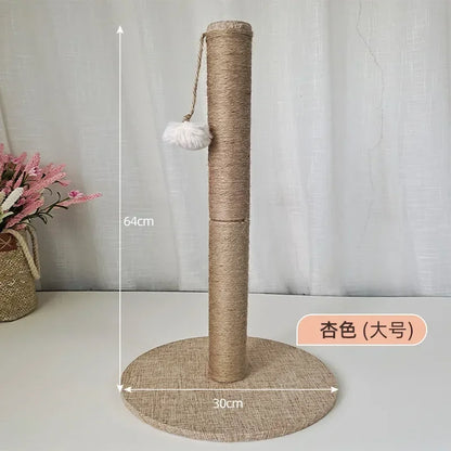 ClawMaster Arbre à chat en tour - griffoir sisal/lin DIY