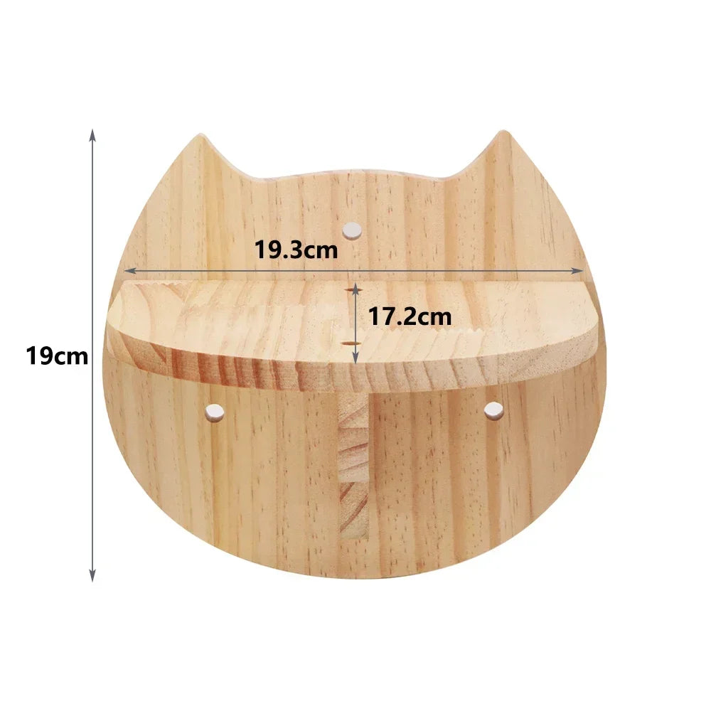 AventureCiel Arbre a chat Mural en Bois (hamac, escalier)