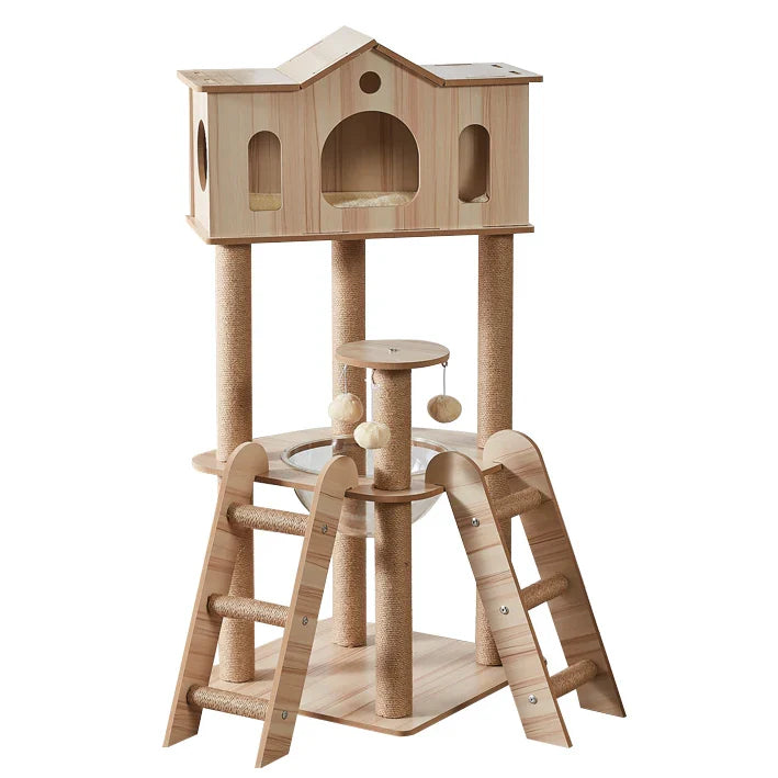 Arbre à Chat CabaneCat – Cabane en Bois