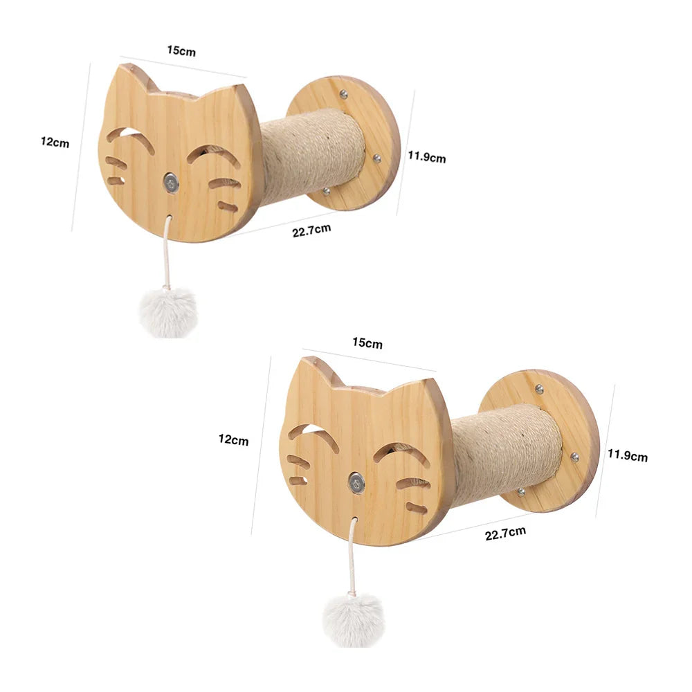 Arbre a chat mural - tube transparent - MerveillesMurales