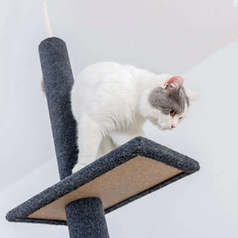 Arbre à chat Maine Coon SkyTower - ajustable sol-plafond