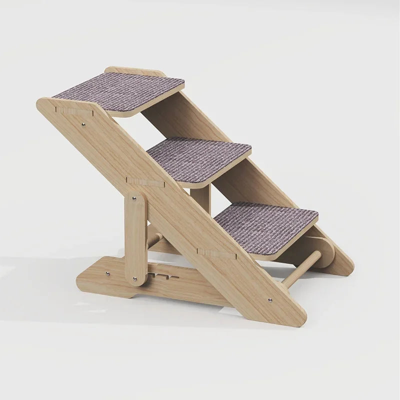 PawPro Escalier pour chats âgés ou blessés en bois