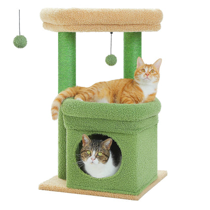 CosyNiche Arbre à chat compact avec condo et perchoir