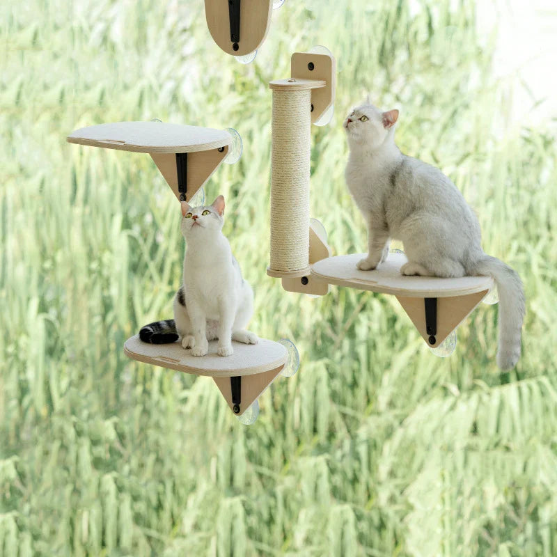 Plateforme fenêtre pour chat - Ventouse & Périscope Pro