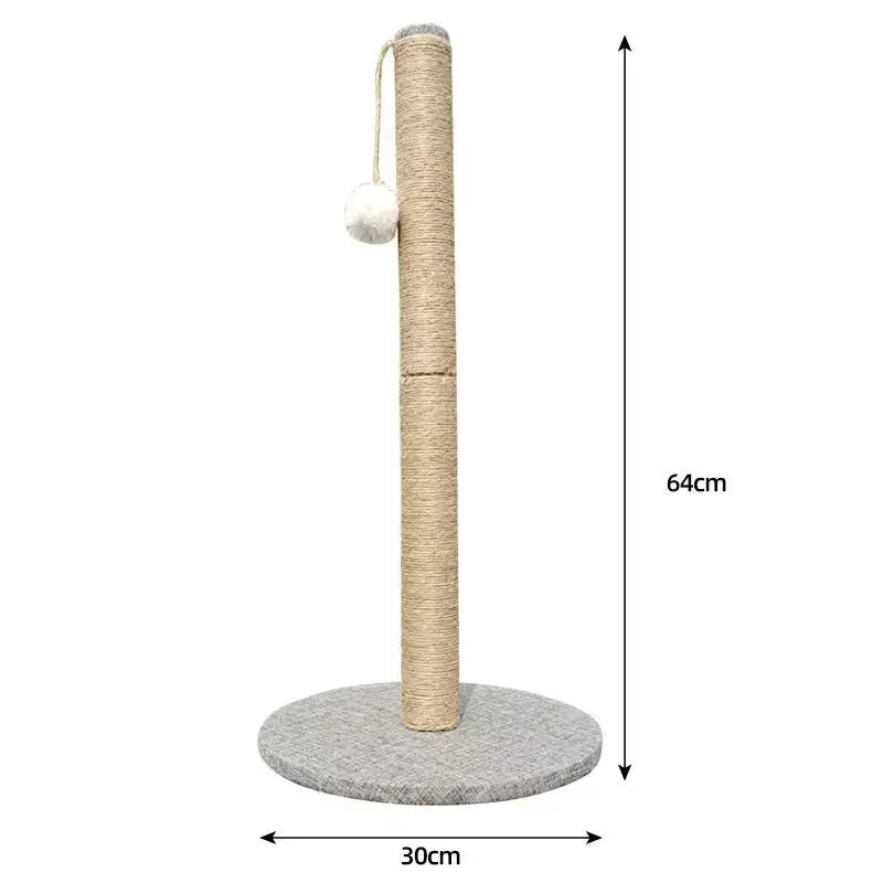 ClawMaster Arbre à chat en tour - griffoir sisal/lin DIY