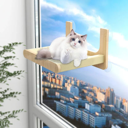 Étagères murales fenêtre pour chat avec ventouses – Skyview
