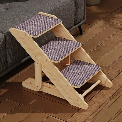 PawPro Escalier pour chats âgés ou blessés en bois