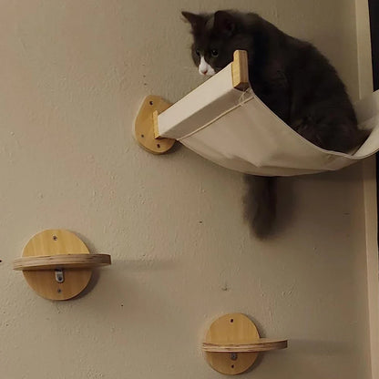 BrandKit: Kits pour arbre à chat Mural Bois – Perchoir Hamac