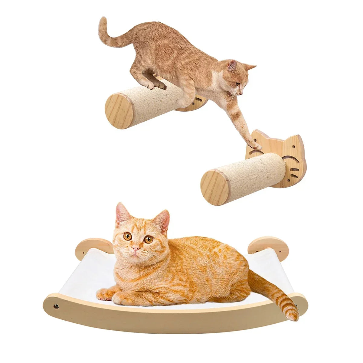 Arbre a chat mural - Pont suspendu CatVenture