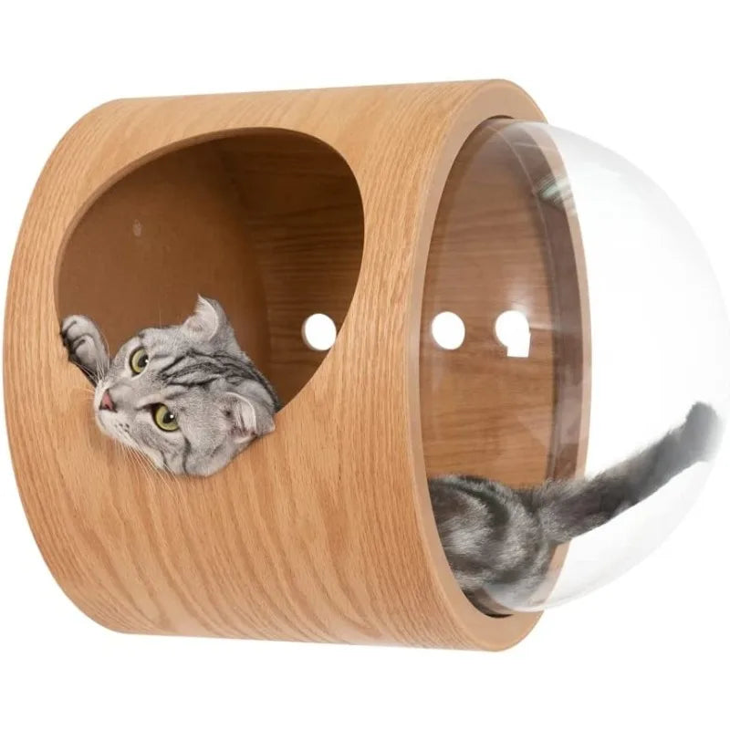 Arbre à chat Capsule spatiale Pro avec dôme d'observation