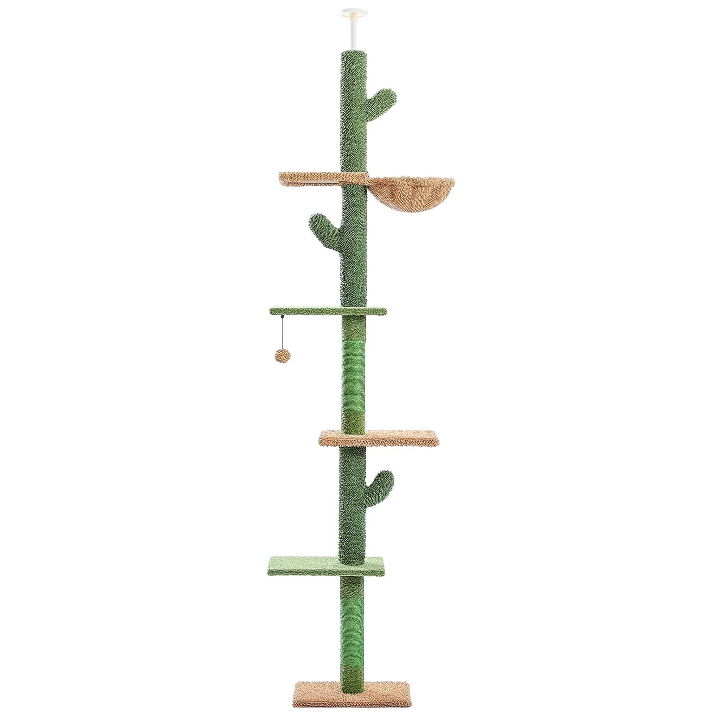 Arbre à chat ajustable du sol au plafond - CactusEscapade