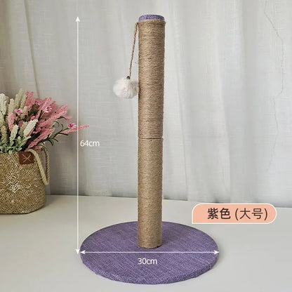 ClawMaster Arbre à chat en tour - griffoir sisal/lin DIY