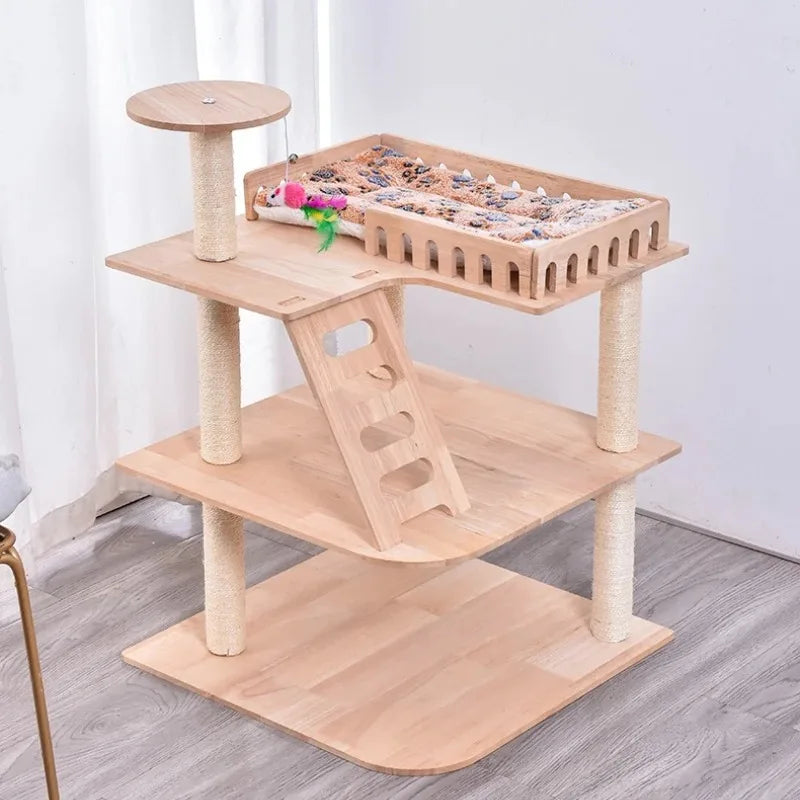 Arbre a Chat bois WoodlandPaws Pro