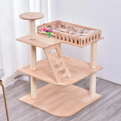 Arbre a Chat bois WoodlandPaws Pro