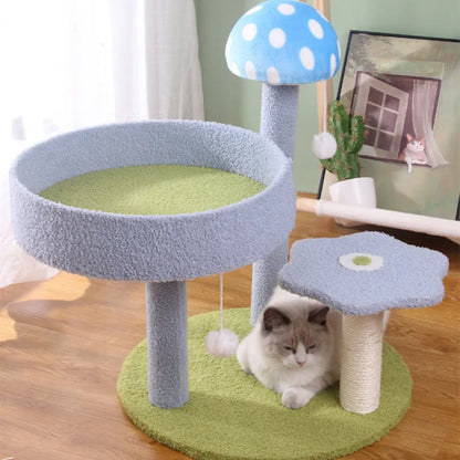 Arbre à chat coloré - Miaouland Jardin