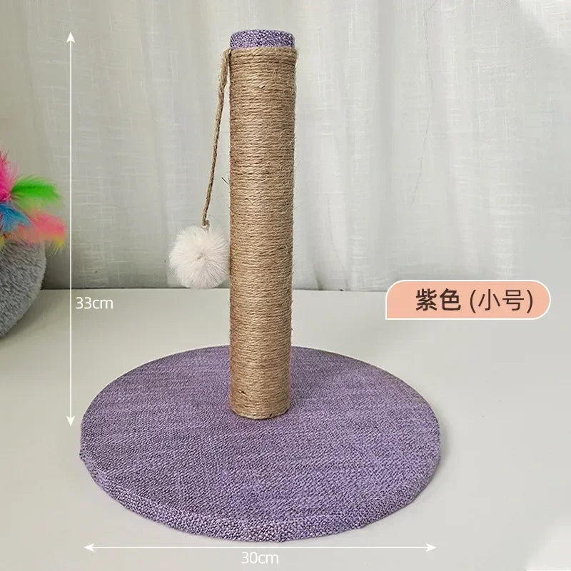ClawMaster Arbre à chat en tour - griffoir sisal/lin DIY