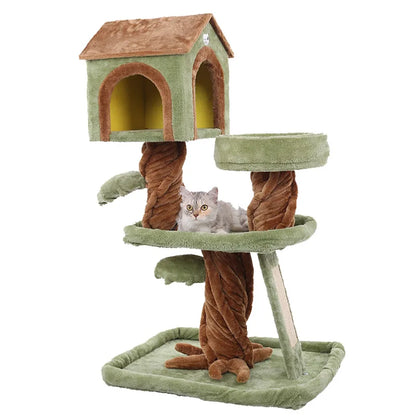 Arbre à chat multi-niveaux TreeTopDream - maison de luxe