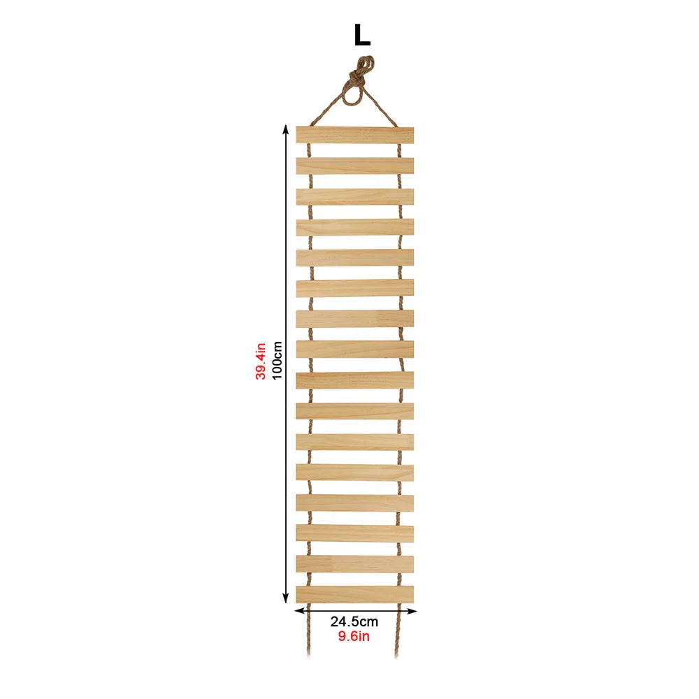 Arbre a chat Mural en Bois — Pont suspendu Cat Aventure