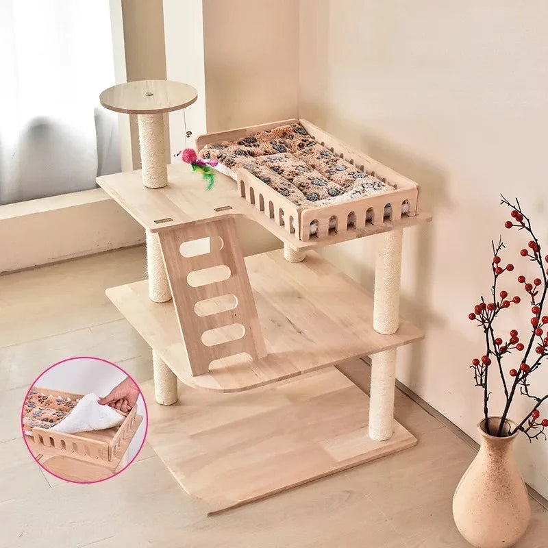 Arbre a Chat bois WoodlandPaws Pro
