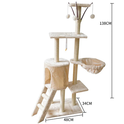 ChâteauFélin Arbre à chat intégral - villa et plateformes