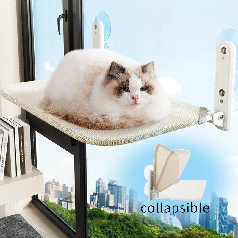 Hamac de Fenêtre Pliable pour Chat - CielDouillet